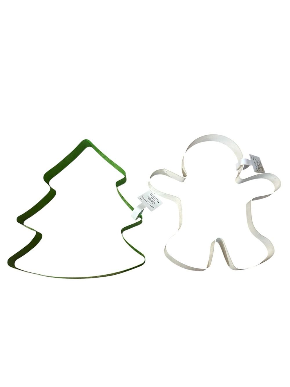 Target Wondershop Large Christmas Tree And Gingerbread Man Cookie Cutters NEW